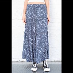 Brandy Melville blue izzy skirt